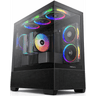 DeepCool CG380 3F Panoramic ATX Mid-Tower Case 3x Pre Installed ARGB Fans , Support Back Connectors & Up to 360mm +240mm Radiators, Front 2x USB3.0 1x USB C , Black product thumbnail 1