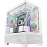 DeepCool CG380 3F Panoramic ATX Mid-Tower Case 3x Pre Installed ARGB Fans , Support Back Connectors & Up to 360mm +240mm Radiators, Front 2x USB3.0 1x USB C , White product thumbnail 1