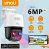 IMOU 5G WIFI IP Camera Titan Pro 6MP Red-Blue Warning Lights Outdoor POE Security Camera Full-Color Night Vision Human Detection product thumbnail 1