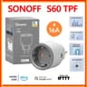 SONOFF S60TPF WiFi Smart Socket 16A 4000W Smart Plug with Current Measurement, Overload Protection, Voice Controlled, Compatible with Alexa/Google Home (WiFi 2.4) product thumbnail 1