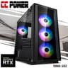 CC Power 5060-102 Gaming PC NEW 14Gen Intel Core i5 10-Cores w/ Nvidia RTX 5060 8GB DDR7 & Advanced Air Cooler product thumbnail 1