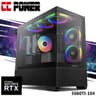 CC Power 5060TI-104 Gaming PC NEW 8Gen AMD Ryzen 5 8400F 6-Cores w/ Nvidia RTX 5060 TI 8GB DDR7 & DDR5 Memory & Advanced Air Cooler product thumbnail 1
