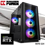 CC Power 5070-114 Gaming PC 5Gen AMD Ryzen 7 8-Cores w/ Nvidia RTX 5070 12GB DDR7 & Advance Air Cooler product image