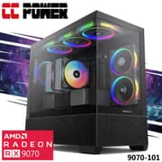 CC Power 9070-101 Gaming PC NEW 9Gen AMD Ryzen 7 7700 8-Cores w/ AMD Radeon 9070 16GB DDR6 & DDR5 Memory & Advanced Air Cooler product image