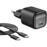 Anker Zolo 30W Compact GaN Charger, PIQ 3.0 PPS Fast Charging, Exclusive Low-Temperature Technology, Ultra-Safe and Portable, For iPhone, iPad, Samsung, Pixel, and More (USB-C Cable Included) - Black product thumbnail 1