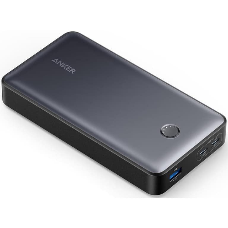 ANKER Power Bank 537 (PowerCore 24K Laptop), 24000mAh 65W, Mobile Charger for MacBook Pro, Dell XPS, Microsoft Surface, iPad Pro, iPhone 13 Pro, iWatch Series 5 and More (Black)