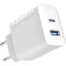 Anker Charger Power-port 20W USB C Gan Charger, 20W Maximum Output, USB-C and USB-A Port - White product thumbnail 1
