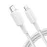 Anker 322 USB-C to Apple iPhone Lightning 1.8m MFI Licensed Charger/Data Cable - White product thumbnail 1