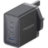 Promate GaNPort4-67PD 67W Power Delivery GaNFast Charger with Quick Charge 3.0, GaN Technology, Adaptive Fast Charging, Safety Protection, Multi-Device Wall Charger, Black product thumbnail 1