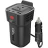 Promate 4-In-1 Multi-Port DC to AC Car Power Inverter with 150W AC Socket, Dual PD30W USB-C Ports, QC18W USB-A Ports, LED Power Indicators, Dedicated AC ON/OFF Button, Charge Protection - Black product thumbnail 1