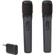 JBL PartyBox Wireless Mic - 2X Digital Wireless Microphones, Rechargeable Battery (20hrs - 700mAh), Clear Voice, Crisp Sound, Stable 2.4GHz Connection, Compatible with All PartyBox Speakers (Black) product image