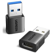 UGREEN USB to USB C Adapter, USB C Female to USB Male Adapter 10Gbps Type C Converter for iPhone 17 16 15 14 13 Plus Pro Max,iPad Air Mini 6 7, Samsung Galaxy S23 S24, iPad Air, Black product image