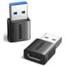 UGREEN USB to USB C Adapter, USB C Female to USB Male Adapter 10Gbps Type C Converter for iPhone 17 16 15 14 13 Plus Pro Max,iPad Air Mini 6 7, Samsung Galaxy S23 S24, iPad Air, Black product thumbnail 1
