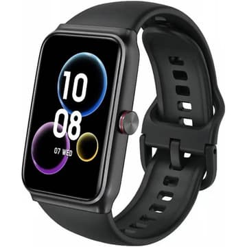 HONOR CHOICE Band Smartwatch, 1.64 " 326 PPI AMOLED Display, 110mm-180mm Adjustable Strap, Bluetooth 5.3, 5ATM Waterproof, Silicone Strap, Black