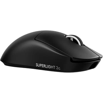Logitech G PRO X Superlight 2c Wireless Gaming Mouse, 51 g pro-Grade Compact Mouse with 5 programmable Buttons, USB-C Charging, 44K DPI Sensor, up to 8 kHz Polling for PC/Mac - Black