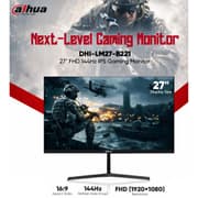 Dahua LM27-B221S 27” IPS Full HD 144Hz 1ms Anti-blue Light Design 99% sRGB HDMI & Display Port Interface w/ Multimedia Speakers - Black product image