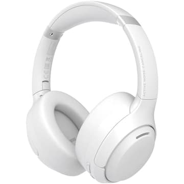 Honor CHOICE VZ Sport Mate Headphones Pro, 40mm Driver, Adaptive Active Noise Cancellation, Game Mode, Triple-Microphone Call Noise Reduction, Bluetooth 5.4, 80 Hour Battery Life, White