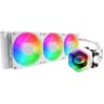 Cooler Master 360 Core II Liquid CPU AIO Cooler – 360mm Radiator, 3X ARGB PWM Fans, Infinity Mirror Dual-Chamber Pump, Quiet Cooling & Easy Installation, AMD AM5/AM4 & Intel LGA 1851/1700, White product thumbnail 1