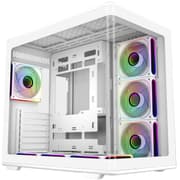 Cooler Master Elite 600 ATX Mid-Tower Case White | 7X Pre-Installed Reverse ARGB Fans | Tempered Glass Side Panel | 360mm AIO & ATX Mobo Support | USB 3.2 Gen 2x2 Type-C | RTX 50 Series GPU Ready product image