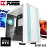 CC Power 3050-101 Gaming PC 5Gen AMD Ryzen 5 6-Cores w/ Nvidia RTX 3050 6GB DDR6 & Advance Air Cooler , White product thumbnail 1