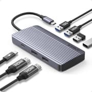 Anker 7-in-1 USB-C Hub, Dual Monitor USB C Docking Station, Dual HDMI Display, 85W Max Output, 10Gbps Data Transfers for Dell XPS, ThinkPad T14 Gen2 and More product image