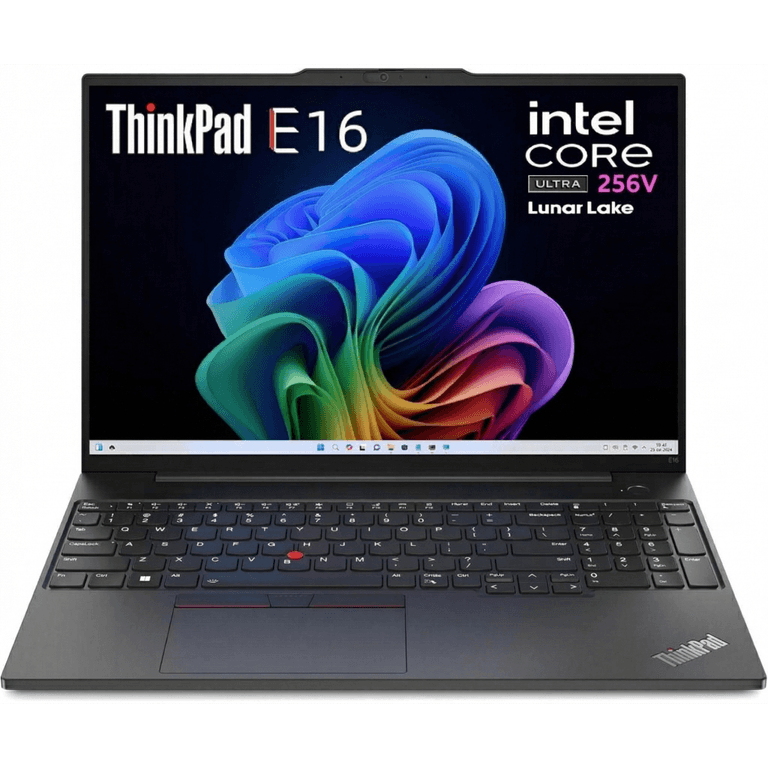 Lenovo NEW ThinkPad Edge E16 Gen 3 (2025) Intel® Ultra 7 Gen II 256V 8-Core Thin & Extreme Battery Life Busniess Class Laptop w/ DDR5X 8533Mhz Memory - Black