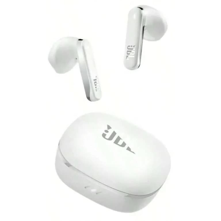 JBL T280TWS X3 True Wireless Bluetooth Earbuds - Semi-In-Ear Music Headphones with Call Noise Cancellation, Waterproof, Sweat-Proof, Earphones for Gaming, White