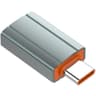 LDNIO LC140 USB-A to Type-C Adapter, Fast Transmission, Universal Device, Insert to use, Aluminum Material - Grey product thumbnail 1