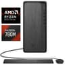HP OmniDesk M02-0234m PC Gaming Desktop AMD Ryzen 7 8700G 8-Cores w/ AMD Radeon™ 780M Graphics & Windows 11 Home - Black product thumbnail 1