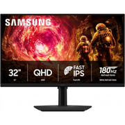 Samsung 32” Odyssey G5 G50F QHD 2K 180Hz Refresh Rate, Fast IPS Panel, HDR10, NVIDIA G-Sync Compatible, 1ms Response Time (GtG), AMD FreeSync™, Adjustable Stand, LS32FG502EMXUE product image