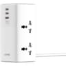 LDNIO SC4383 2USB-C+USB-A Power Strips 2500W Tower Extension Power Socket with 70W USB Ports for Phone Charger EU US UK Plug - White product thumbnail 1