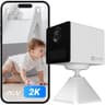 Ezviz CB2 4G Smart Home Battery Camera, 2K Resolution, Always-On Video Mode, Two-Way Talk, Magnetic Base, IR Night Vision, Time-Lapse Recording, 2000mAh Rechargeable Battery, White product thumbnail 1