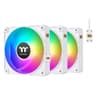 Thermaltake CT140 EX ARGB Sync PC Cooling Fan White (3-Fan Pack), Magnetic Connection, 5V Motherboard Sync, 16.8 Million Colors 9 Addressable LEDs, 140 mm Case/Radiator Fan product thumbnail 1