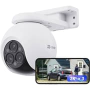 Ezviz H80F Multi Triple-Lens Smart Home Wi-Fi Camera, 2K+ Triple Lenses, 360° Panoramic View, 12x Mixed Zoom, Color Night Vision, Two Patrol Modes, IP67 Weatherproof, White product image
