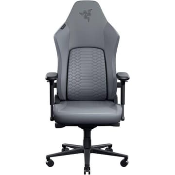 RAZER Iskur V2 NewGen (2025) Gaming Chair, HyperFlex Lumbar Support System, Gen-2 EPU Leather WITH CoolTouch Technology, Cold-Cured Foam, 4D Adjustable Armrests, Light Gray