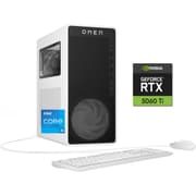HP OMEN 16L TG03-0154 Gaming Desktop PC 14Gen Intel Core i5 10-Cores w/ Nvidia RTX 5060 TI 8GB DDR6 & Windows 11 - White product image