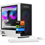 HP OMEN 35L GT16-0344 AI Gaming Desktop PC AMD Ryzen 7 8700F 8-Cores w/ Nvidia RTX 5060 TI 16GB DDR7 & Windows 11 Home - White product image