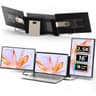 V2COM S7 Pro 16" 2.5K QHD IPS Triple Screen Extender,100% sRGB, USB-C & Mini HDMI, Dual Speakers, Ultra-Slim Detachable Design, Narrow Bezels, Black product thumbnail 1