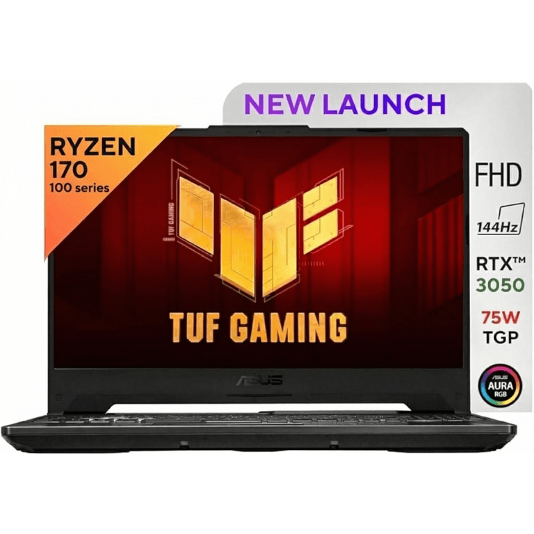 ASUS TUF Gaming A15 (2025) FA506NCQ NEW AMD Ryzen™ 7 170 8-Cores w/ Nvidia RTX 3050 4GB & IPS 144Hz Display - Graphite Black
