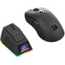 Redragon M998 Ultra Lightweight Wireless Gaming Mouse 3950 Sensor with RGB Magnetic Charging Dock, BT/2.4G Wireless/Wired Optical Mice, 30000 DPI, 5 Programmable Buttons for PC/Mac, Black product thumbnail 1