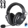 Redragon H858 3-Mode Wireless Gaming Headset, 7.1 Surround Sound, 53 mm Drivers, Memory Foam Ear Pads, Detachable Noise-canceling Microphone, Over-Ear Headphones Works for Mobile, PC/PS5/NS product thumbnail 1