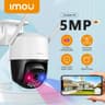 IMOU Cruiser SC 5MP WiFi Camera Red-Blue Warning Lights Outdoor Security Camera Full-Color Night Vision AI Human Detection IP66 product thumbnail 1
