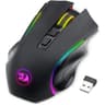 Redragon M602 Wireless Griffin RGB Gaming Mouse, Tri-Mode 2.4G/USB-C/Bluetooth Mouse Gaming, RGB Spectrum Backlit Ergonomic Mouse with 7 Programmable Backlight Modes up to 8000 DPI for Win PC Gamers product thumbnail 1