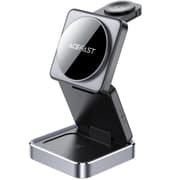 ACEFAST E20 Desktop Wireless Charger Phone Watch Earphone 3-in-1 Charging Station - Gray product image