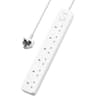 Anker Power Strip (6-in-1) AC Outlet, PowerIQ Technology, Surge Protection, Fire-Resistant Casing, On/Off Swtich, 1.8M Cable Length, White Color Extension product thumbnail 1