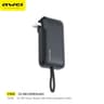 Awei P84K Power Bank with Built-in USB-C Cable & Plug, 10,000mAh 5V/4.5A Power Bank Fast Charging 22.5W, Travel Essential Battery Pack for iPhone 16/15 Series, Samsung Galaxy, iPad product thumbnail 1