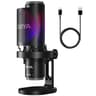 BOYA K9 RGB Gaming Condenser Mic Kit with Pop Filter, Shock Mount, Cover & USB-C Cable – Ideal Podcast Mic Set for Podcasting, Streaming and Gaming (Black) product thumbnail 1