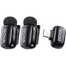 BOYA mini 2-04 Wireless Lavalier Microphone for iPhone 15-17/Android, Noise Cancellation Control, 48kHz/24-Bit, 6H Battery Mini Mic for Video Recording Interview Vlog (2TX + USB-C RX) - Black product thumbnail 1