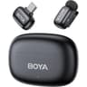 BOYA mini 2-05 Wireless Lavalier Microphone for iPhone 15-17/Android,Noise Cancellation,App Control, 48kHz/24-Bit, 30H Battery Mini Mic for Video Recording Interview Vlog(1TX + USB-C RX + Charging Case) product thumbnail 1
