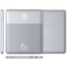 Baseus Blade2 12000mAh Power Bank | 65W Fast Charging Ultra Thin Digital Display Intelligent Edition Battery Pack For Laptop/MacBook & Phones - Silver product thumbnail 1